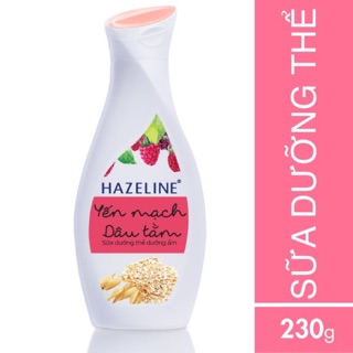SỮA DƯỠNG THỂ DƯỠNG ẨM HAZELINE YẾN MẠCH - DÂU TẰM