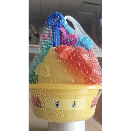 Xô chơi cát cho bé mặt cười - Đồ chơi cát