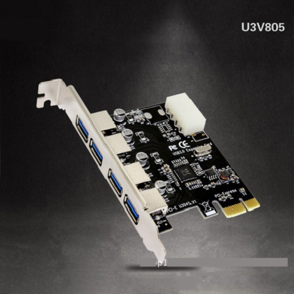 Card mở rộng 4 cổng PCI-E sang USB 3.0 PCI Express 5 Gbps