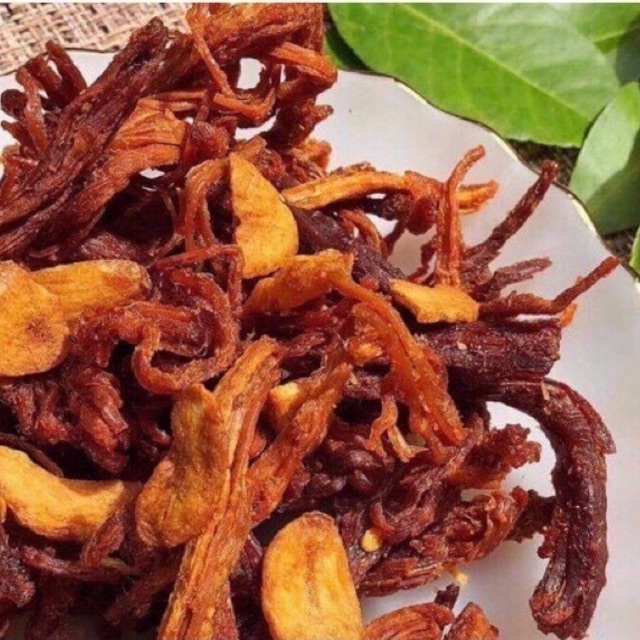 Khô heo cháy tỏi lon pet 300gr