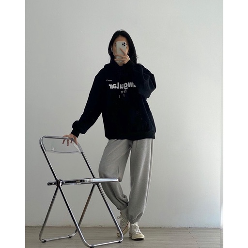 Áo sweater nỉ form rộng SINGULA áo hoodie Unisex hot trend_VIETCEN | BigBuy360 - bigbuy360.vn