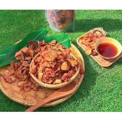 Chuối sấy không đường khô giòn ăn kiêng trái cây sấy không chất bảo quản-đồ ăn vặt ngon 500g