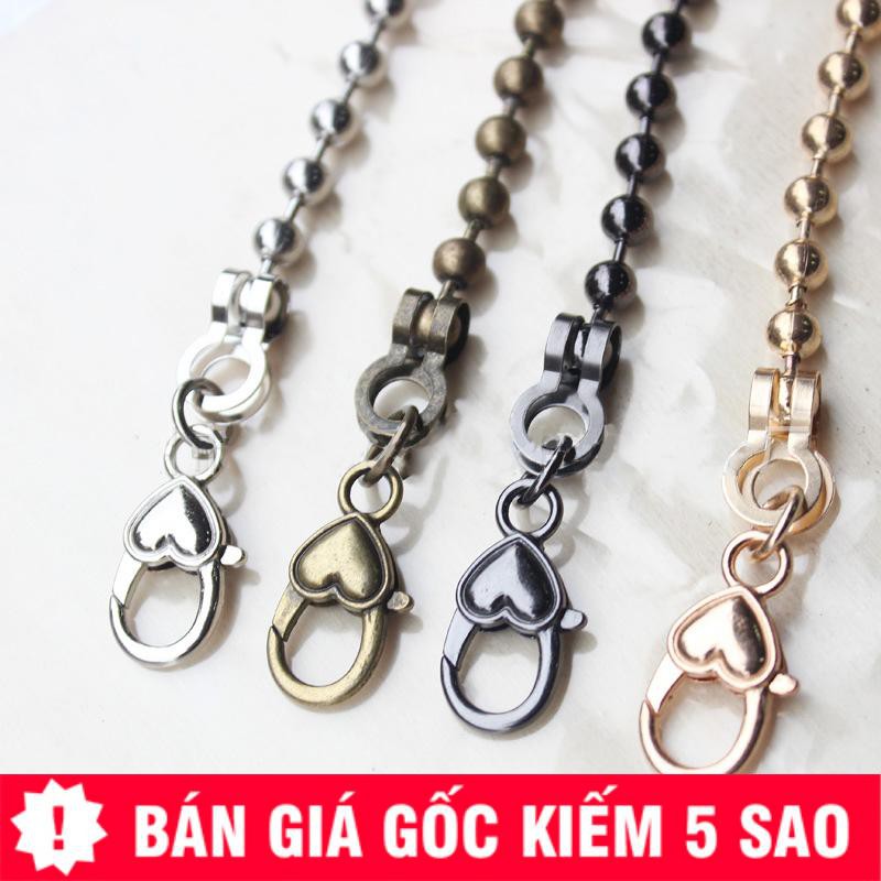 Dây Xích Túi Xách Chuỗi Hạt Càng Cua Tim 6mm P1256