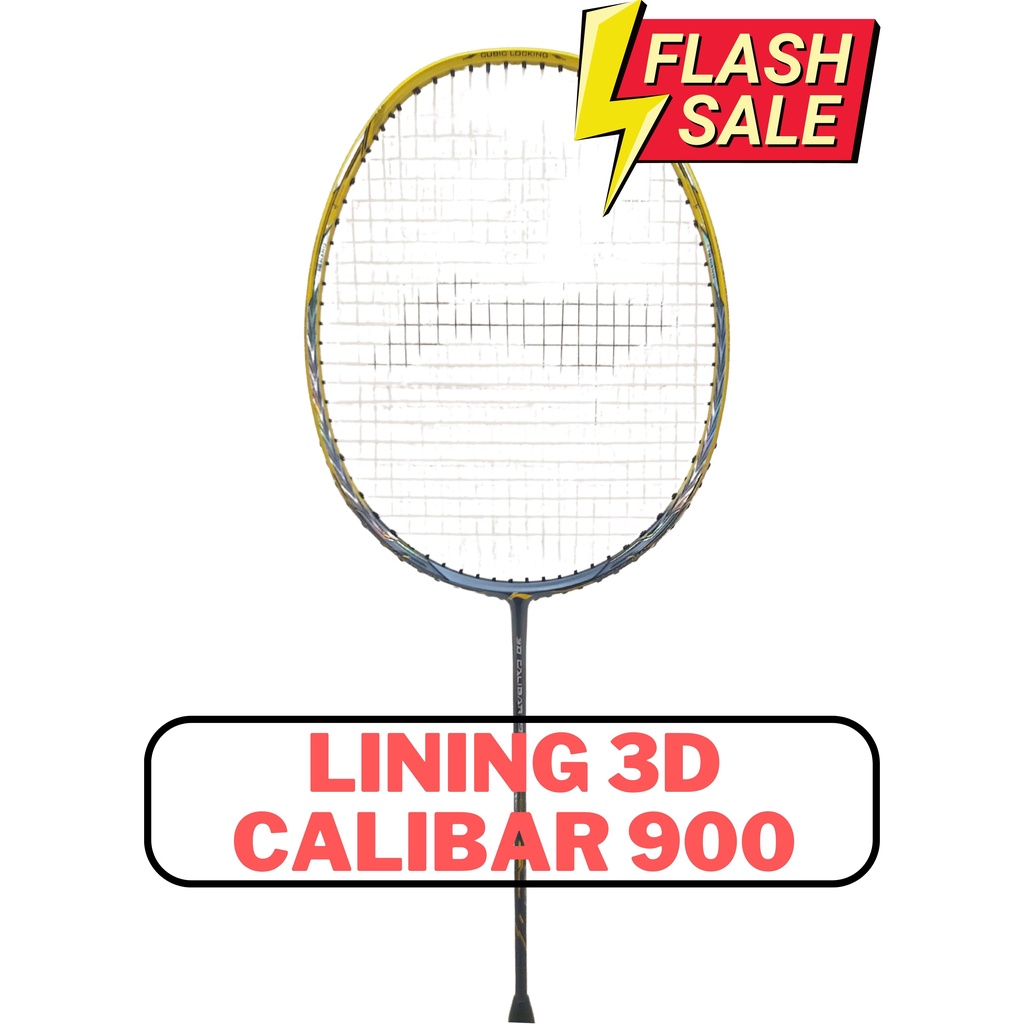 [3tr9 còn 800k] Vợt cầu lông LINING 3D CALIBAR 900 4U/G5