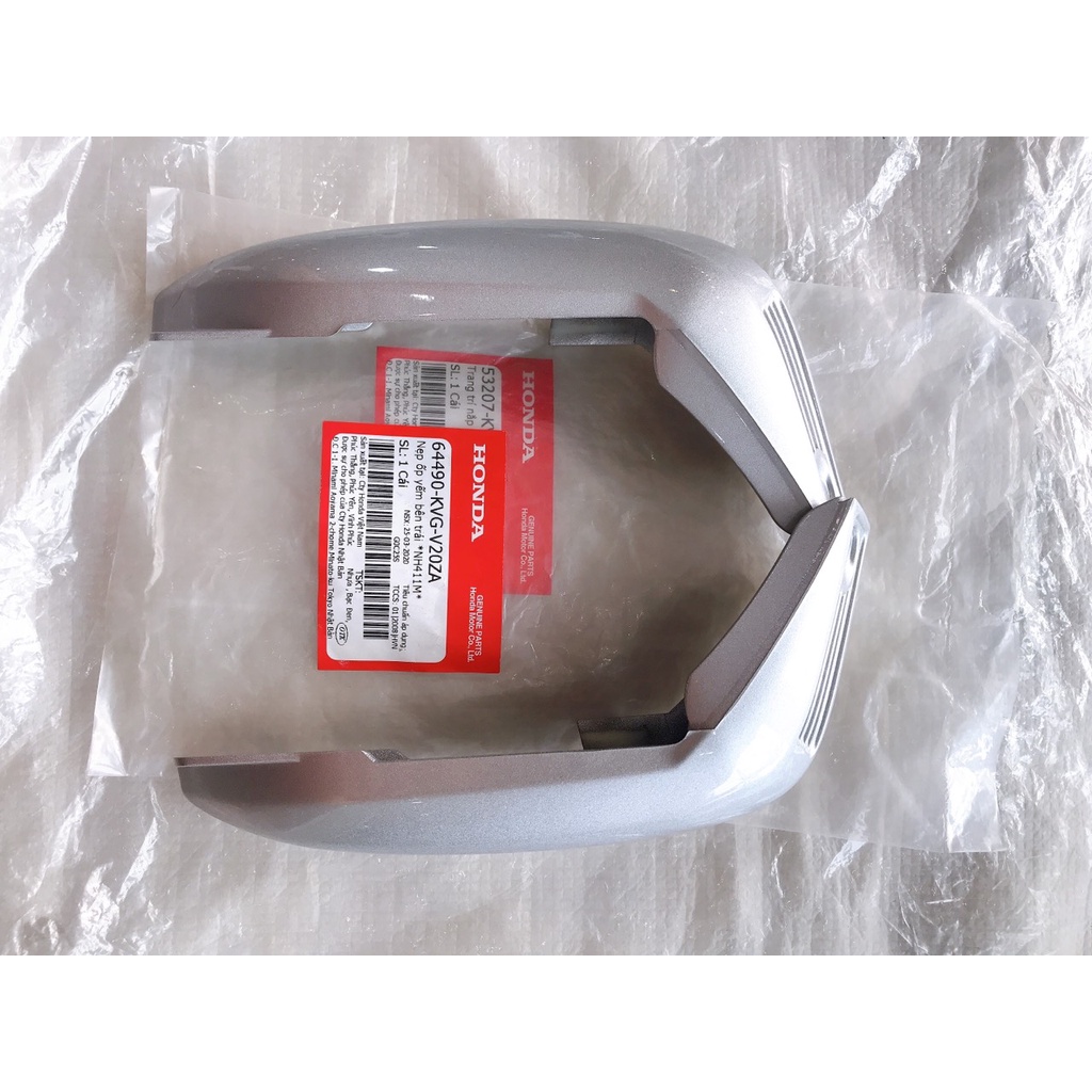 Bộ nẹp mạ bạc  gắn xe Airblade 2009 -2010 xịn chính hãng
