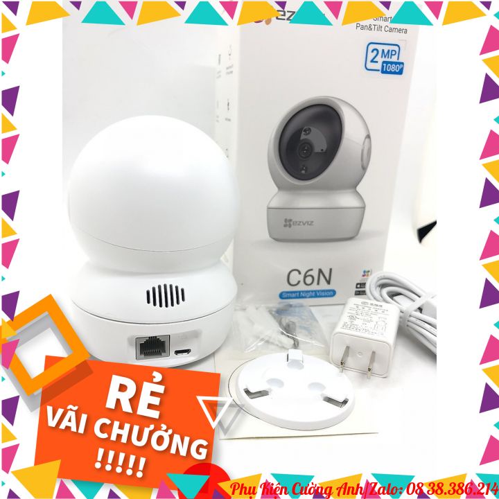 ( Sale sập giá ) Camera Ezviz C6N 1080P Full HD xoay 360 độ - Hàng chính hãng