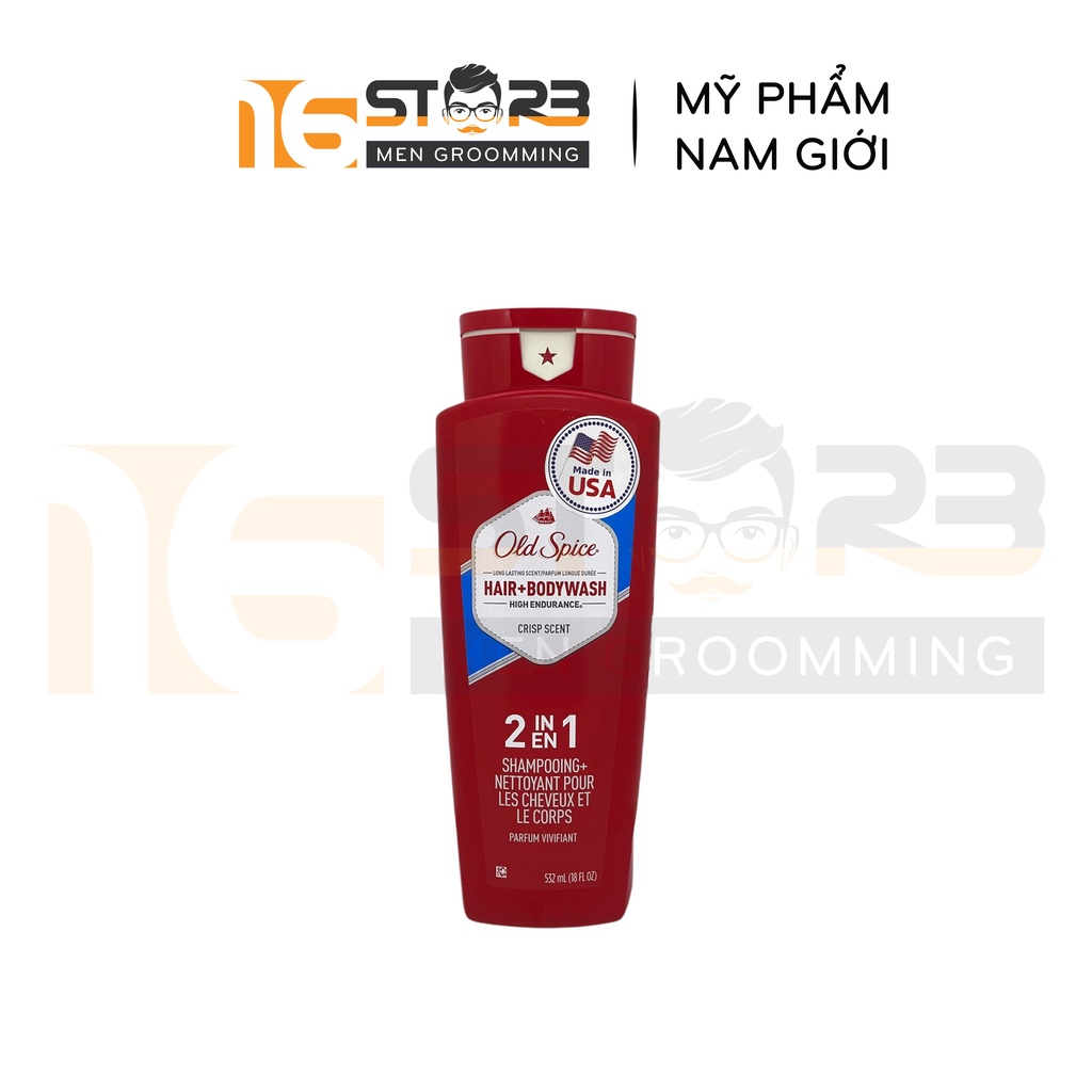 [Chính Hãng 100%] Sữa Tắm Old Spice Timber, Fiji, Bearglove, Wolfthorn 473ml/532ml - Nhập Khẩu Mỹ