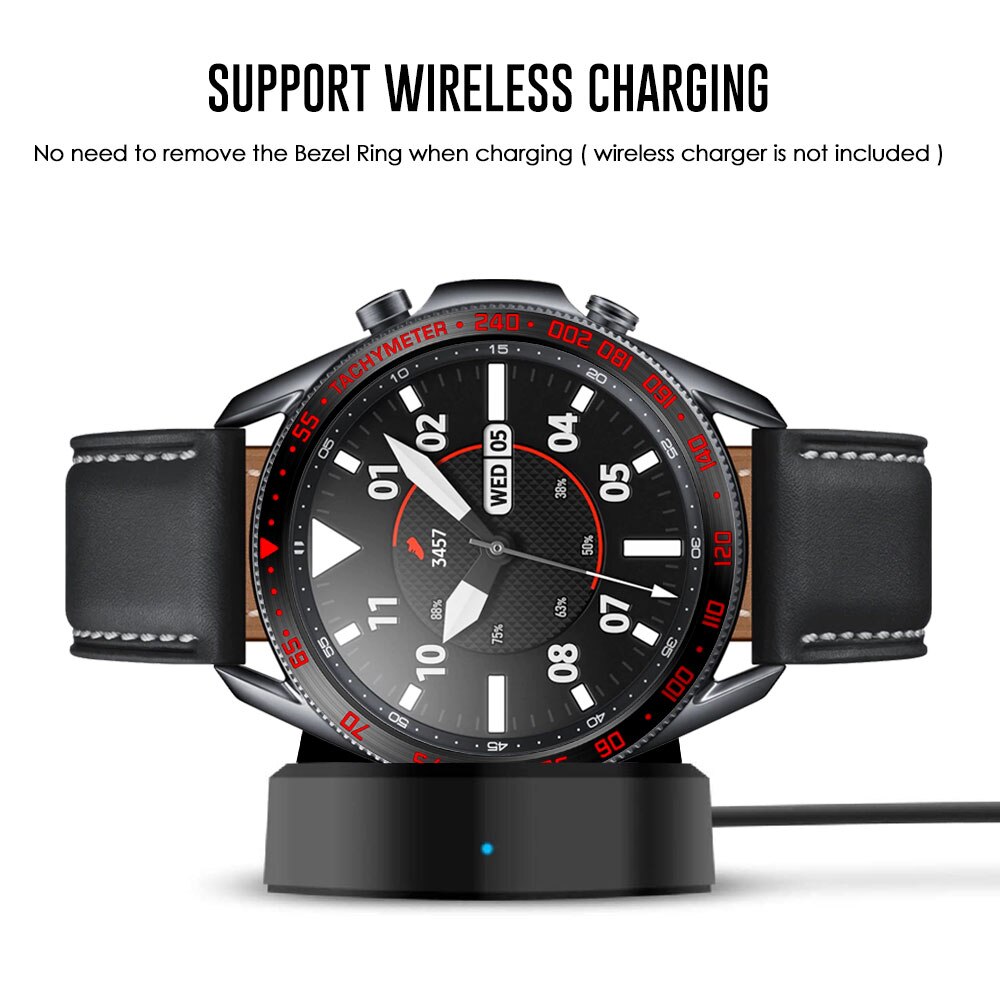 Khung viền bảo vệ đồng hồ bằng thép không gỉ cho Samsung Galaxy Watch 3 45mm 41mm