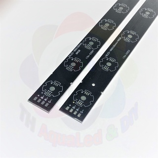 Mạch LED Thanh RGB 960x26mm 3 cụm. Sử dụng cho chip LED Luxeon RGB. 18 LED và 24 LED