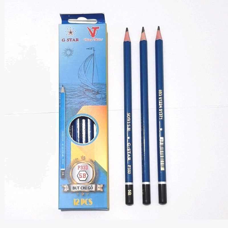 Bút chì mỹ thuật Gstar 3B/4B/5B/6B