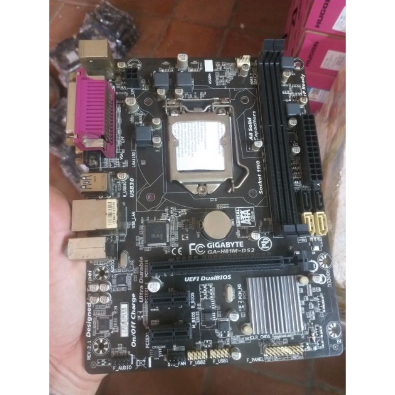 [Mã 1511ELSALE hoàn 7% đơn 300K] main h81 ds2 gigabyte nguyên bản
