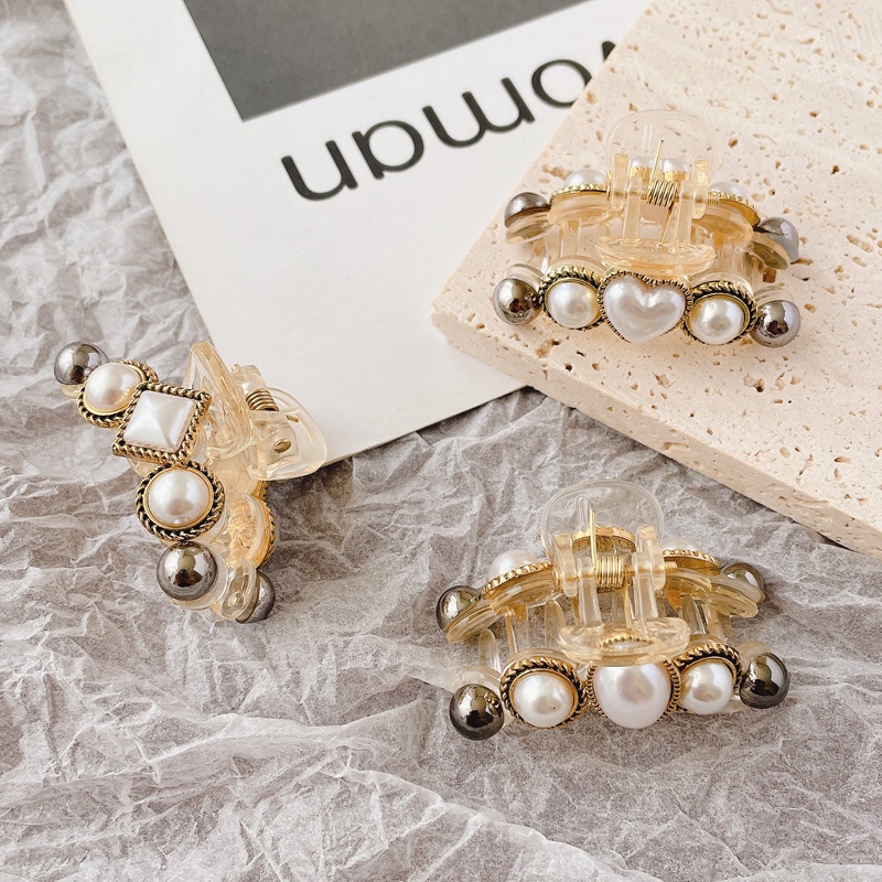 Kẹp tóc đính ngọc trai dễ thương cho nữ