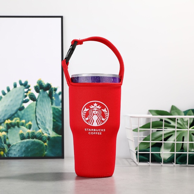 FREESHIP ĐƠN 50K_Túi đựng ly giữ nhiệt STARBUCKS cao cấp