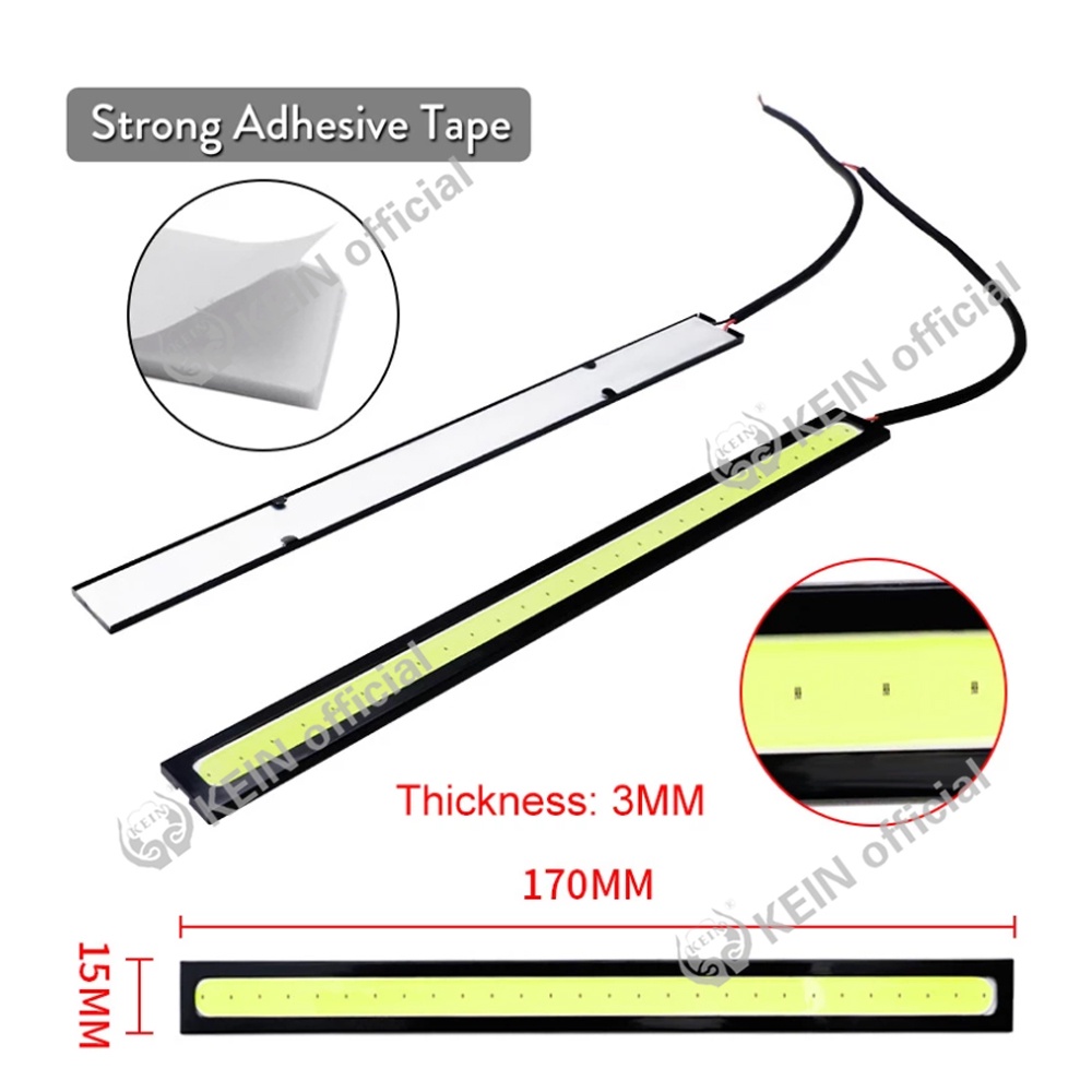 Đèn Led DRL 14CM 17CM Siêu Sáng Cho Xe Hơi