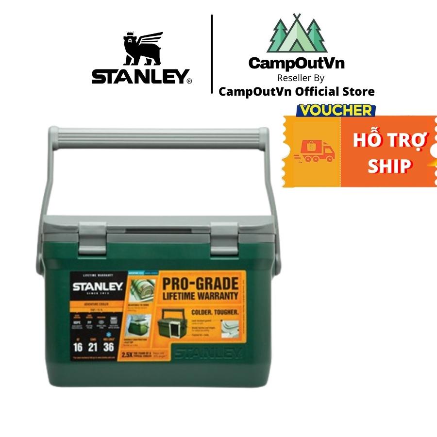 Thùng giữ nhiệt Stanley Adventure Cooler 16QT phù hợp dã ngoại cắm trại campoutvn A365