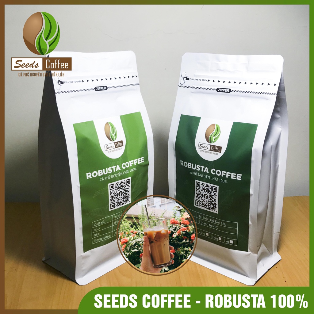 Cà phê rang xay nguyên chất Đắk Lắk - Robusta 500g | BigBuy360 - bigbuy360.vn