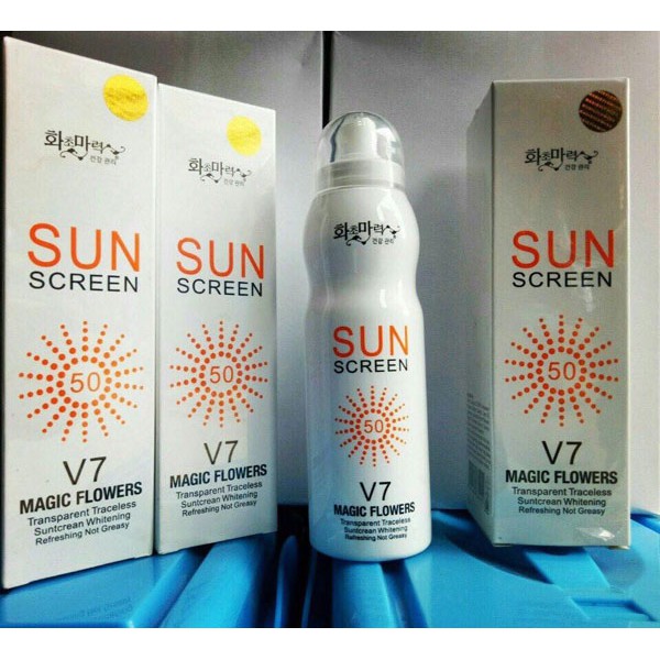 XỊT CHỐNG NẮNG HÀN QUỐC SUN SCREEN V7