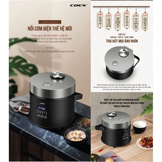 [MediaMart ONLINE-Ship 0đ] Nồi cơm điện tử 0.8 lít Coex CR-3413