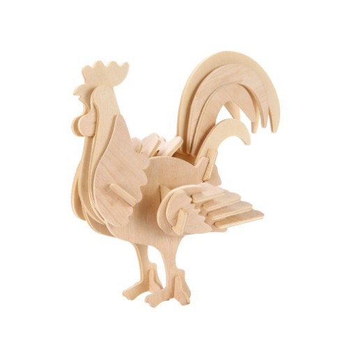 Đồ chơi lắp ghép gỗ 3D Con gà