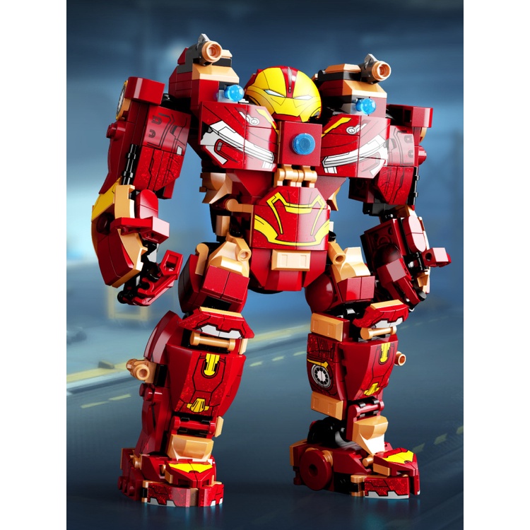 Đồ chơi lắp ráp Mech Hulkbuster MK44 - Robot siêu anh hùng Lewan 2018 - Marvel Avengers