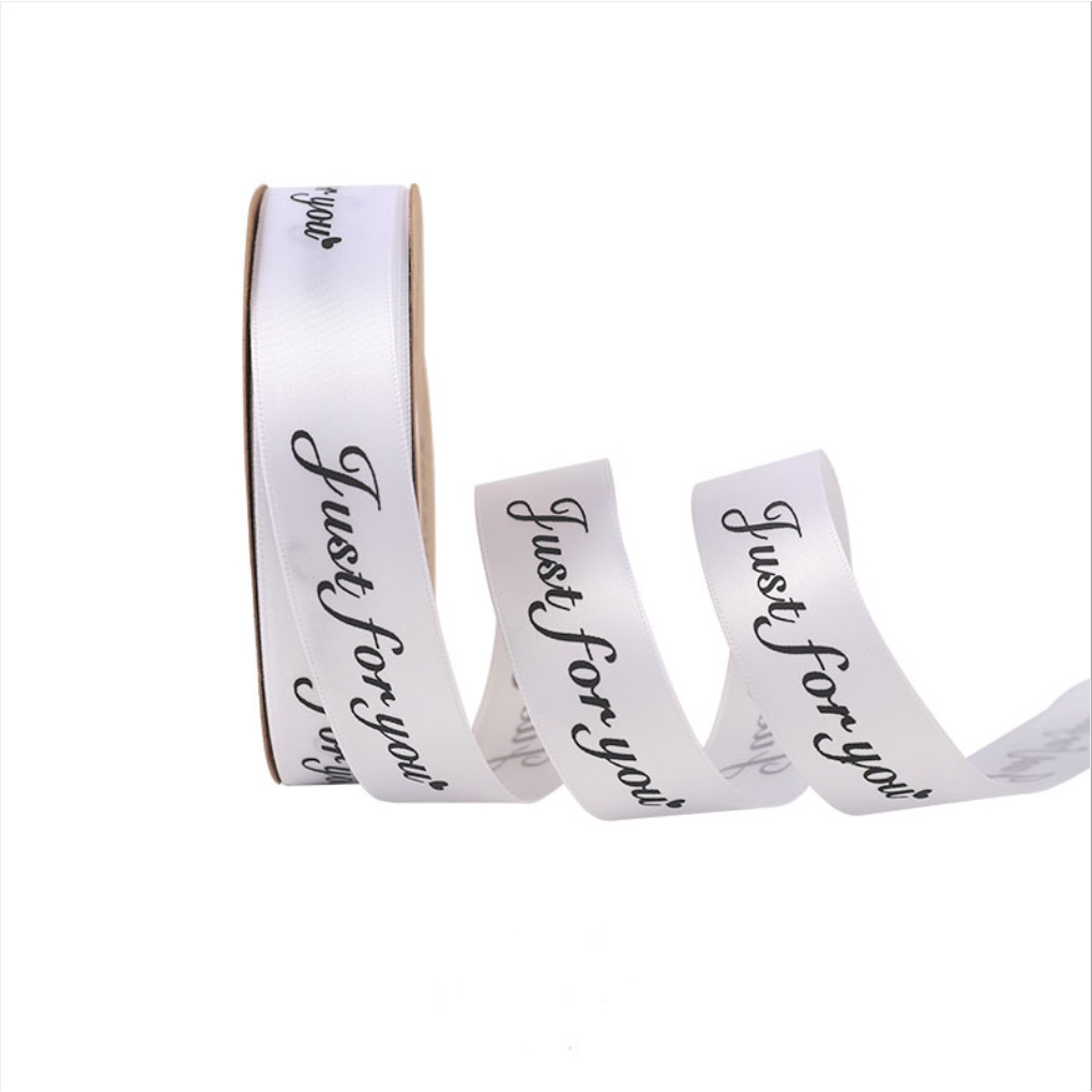 Cuộn Dây Ruy Băng 0.5M 2.5cm Màu Sắc Ngẫu Nhiên Dùng Làm Bó Hoa DIY