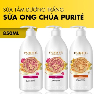 Sữa Tắm Dưỡng Trắng Da PURITÉ Sữa Ong Chúa 850ml