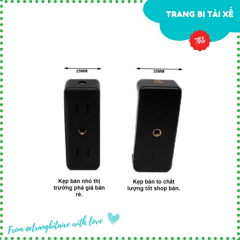 Kẹp điện thoại xe máy bản to xịn gắn lên mặt đồng hồ giá đỡ điện thoại trên xe máy kèm băng dính 3M tiện lợi - KBT.