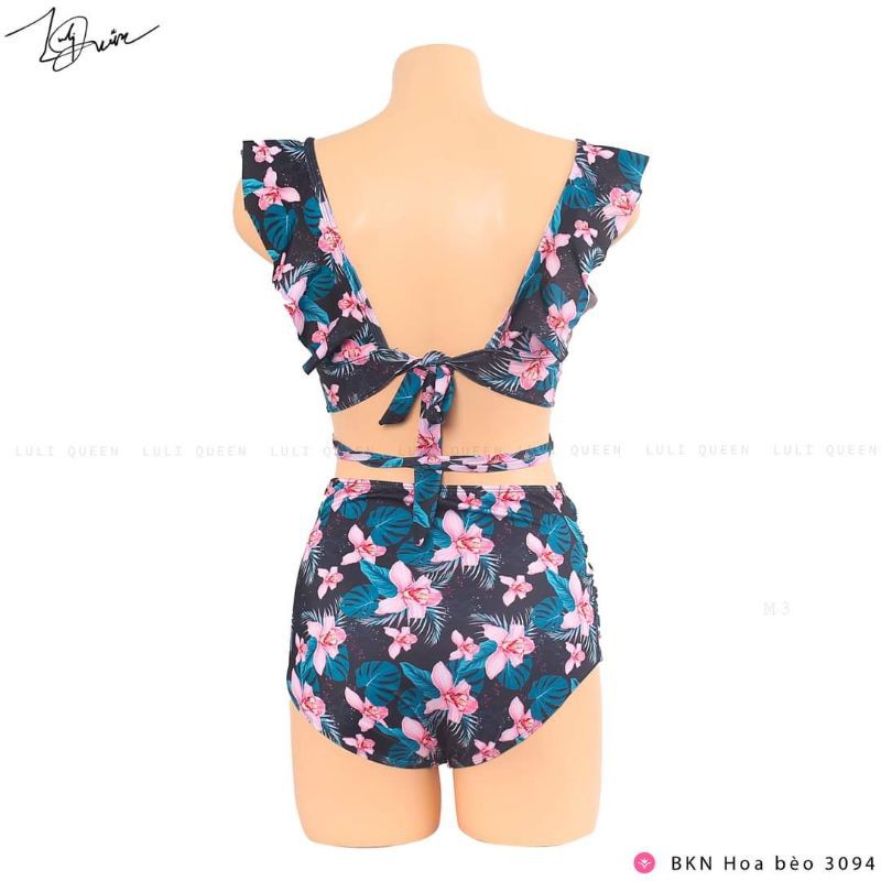 Bikini hai mảnh SIÊU TÔN DÁNG, quần nhún cạp cao che bụng, chất liệu thun cao cấp co giãn, thoải mái | BigBuy360 - bigbuy360.vn