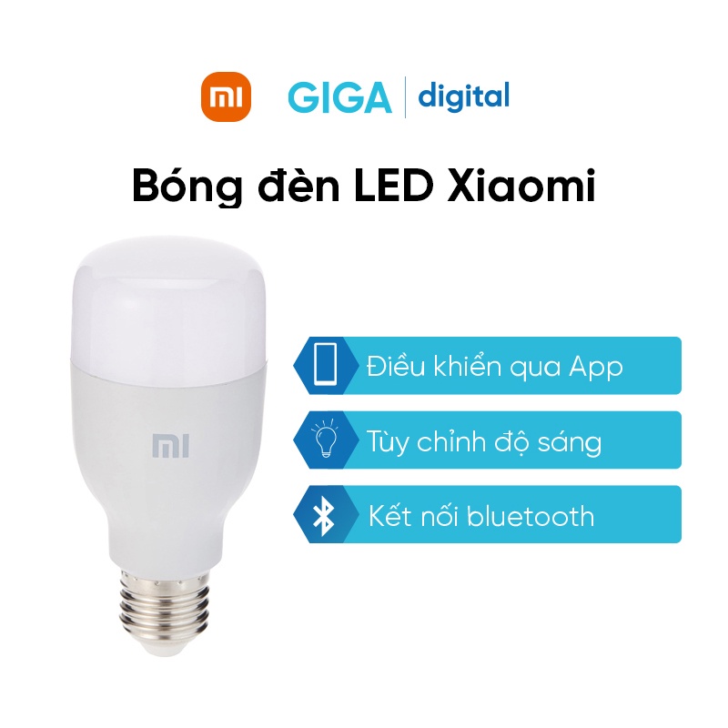 Bóng đèn LED thông minh Xiaomi ( MJDPL01YL -Mi Smart LED Bulb Essential) 16 triệu màu - Chính hãng