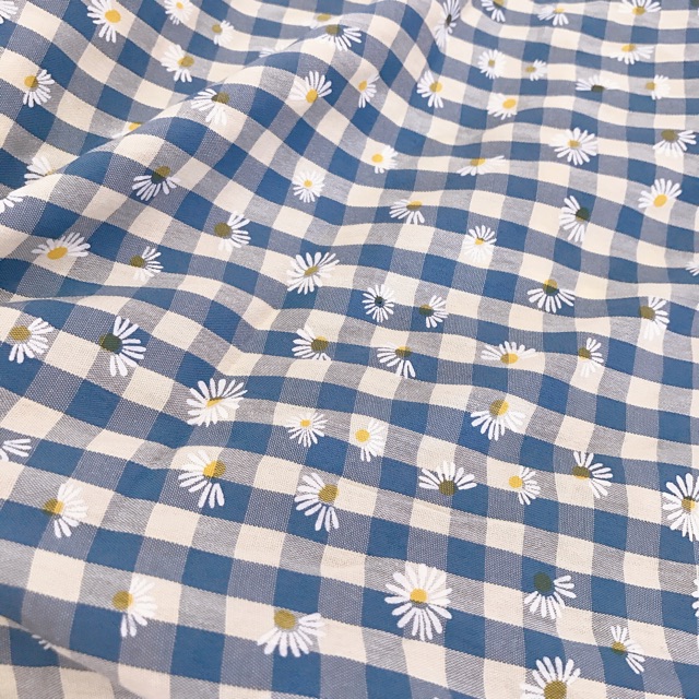 Vải caro cúc đũi mịn không nhăn