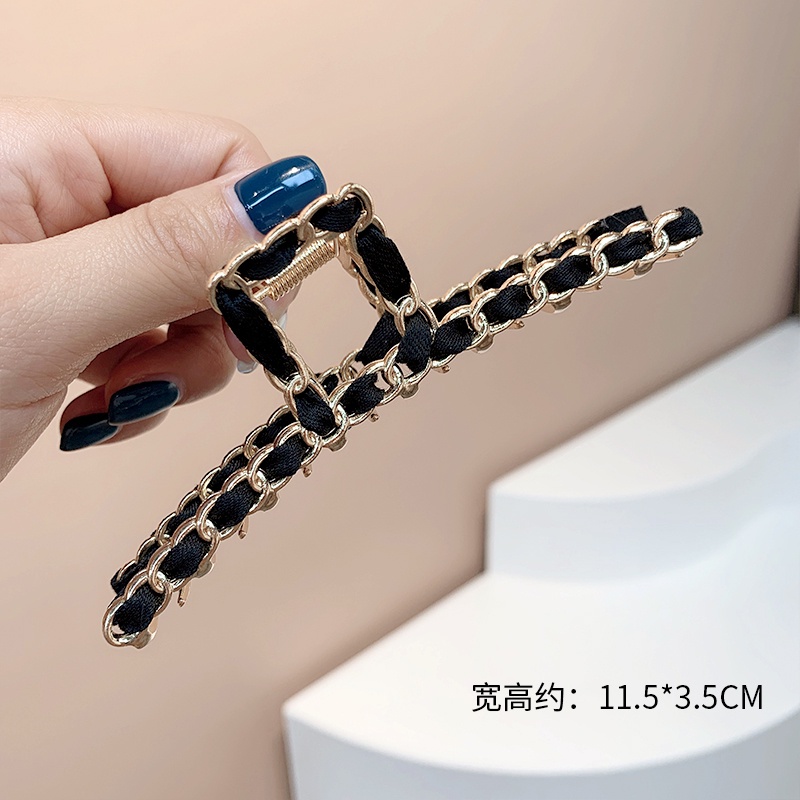 Mới Kẹp Tóc Kim Loại Hình Cá Mập Phong Cách Hàn Quốc