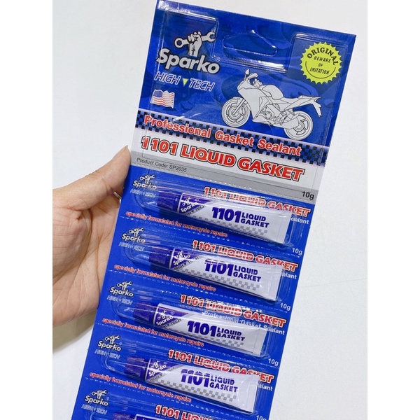 Tuýp keo dán ron Sparko 1101 liqui gasket chai 10g mini tiện dụng