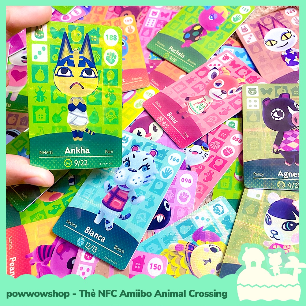 [Sẵn VN - Hỏa Tốc] Thẻ Amiibo Scan NFC Village Dân Làng Game Animal Crossing Trên Hệ Máy Nintendo Switch / Switch Lite