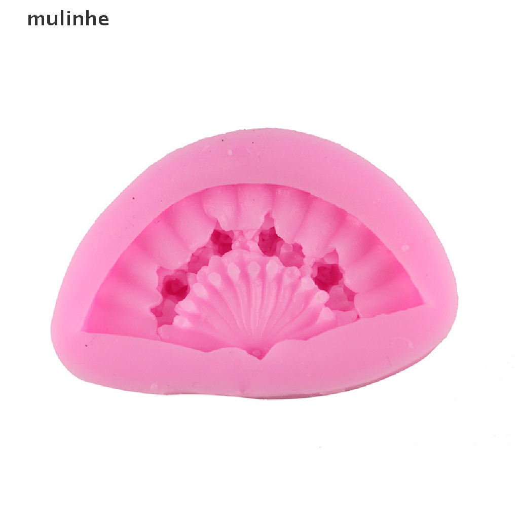 Khuôn Silicone Làm Bánh Kẹo Hình Quạt Gấp Gọn Tiện Dụng