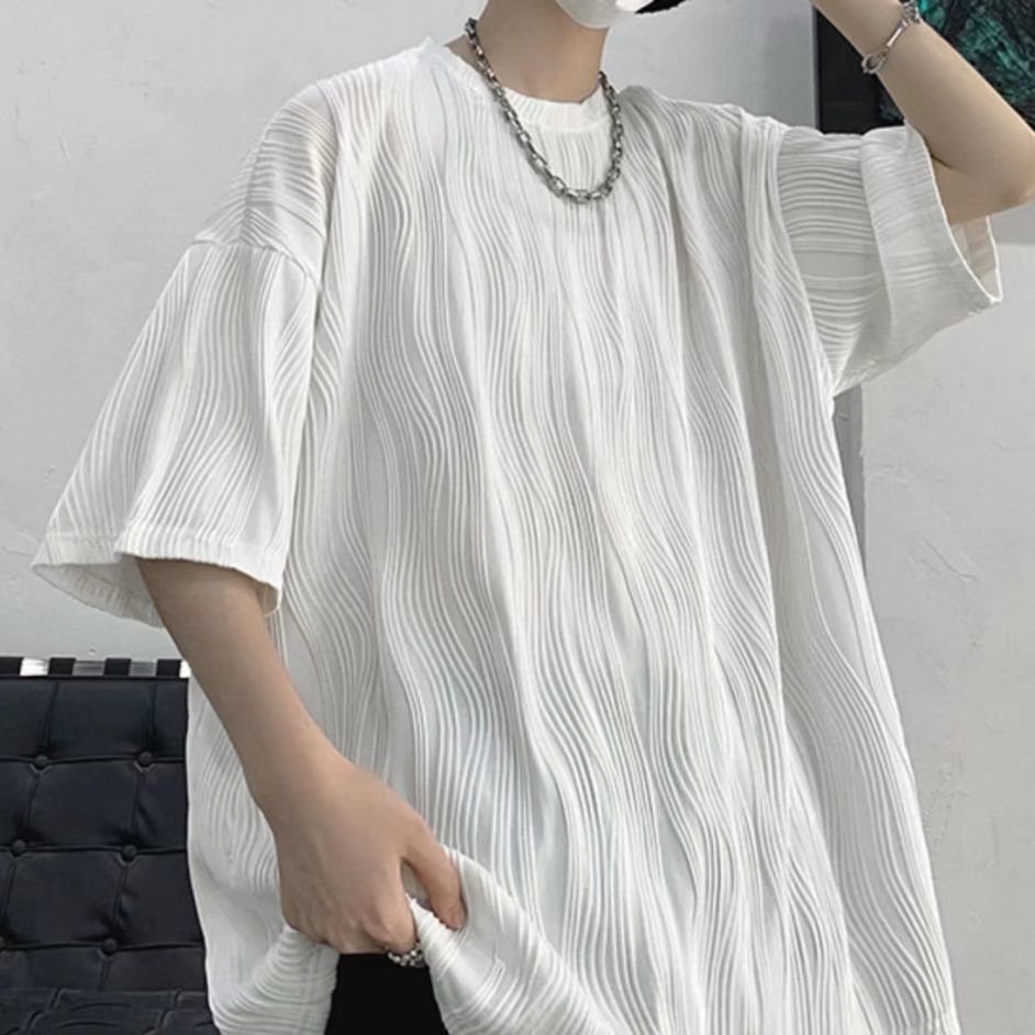 Áo thun  tay dài nữ cổ tròn dáng rộng màu sắc đơn giản phong cách Hàn Quốc cho nam áo thun cổ tròn 2022 thời trang bigsize áo kiểu tay dài