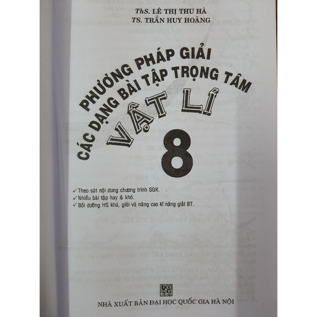 Sách - Phương pháp giải các dạng bài tập trọng tâm Vật Lí 7