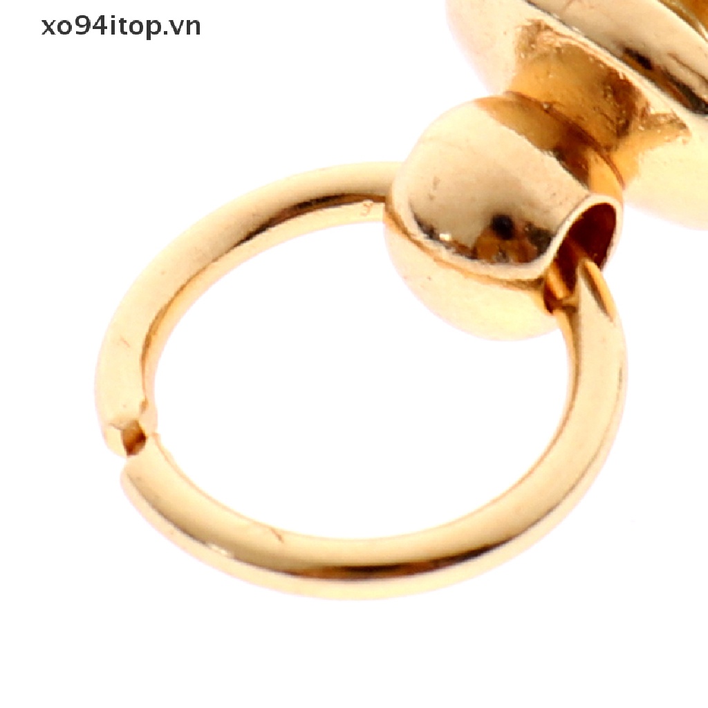 Xoitop Set 10 Phụ Kiện Đinh Tán Kim Loại Dạng Xoay Cho Túi Xách