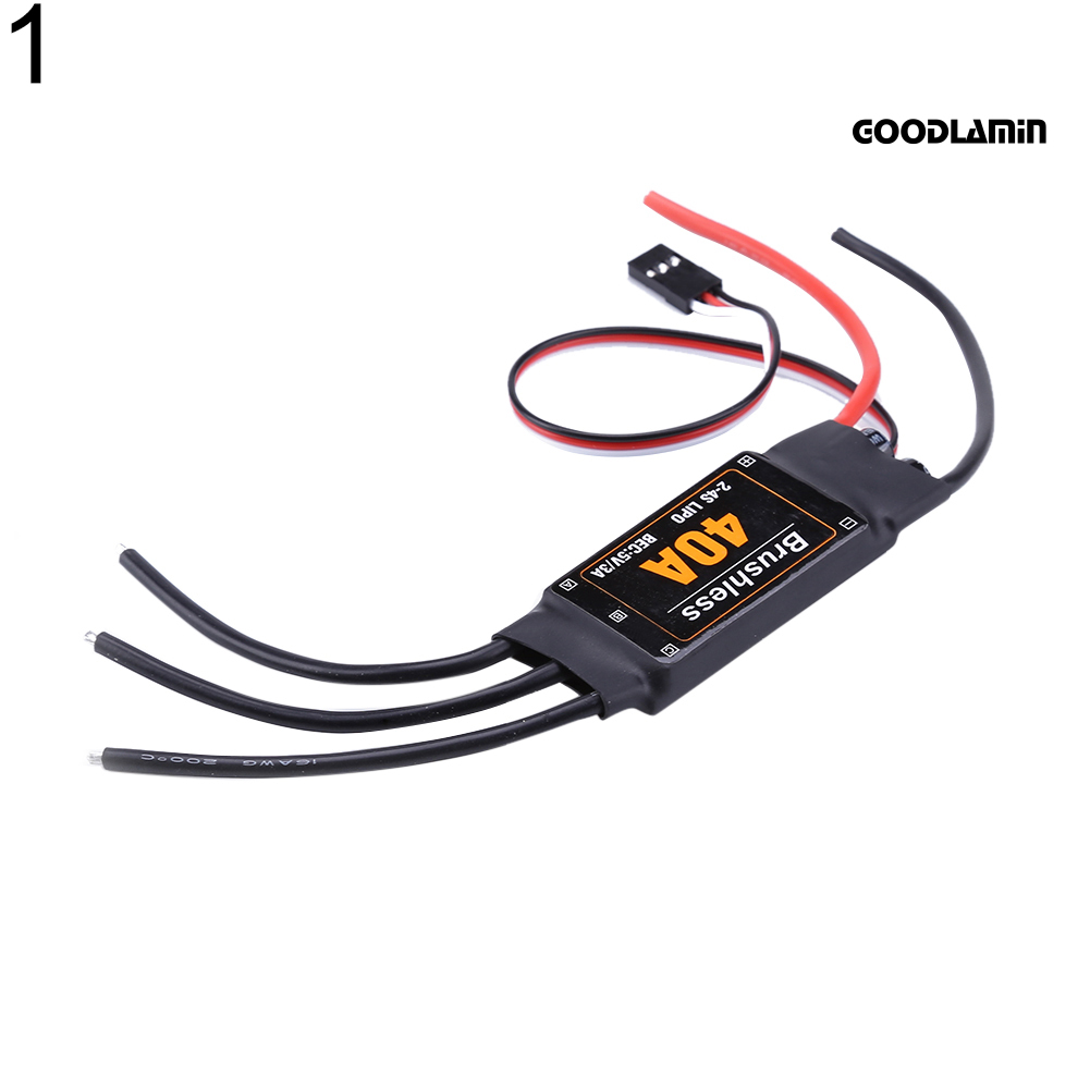 Bộ Điều Khiển Tốc Độ Không Chổi Than 40a Esc Cho Máy Bay Điều Khiển Từ Xa Rc Fpv