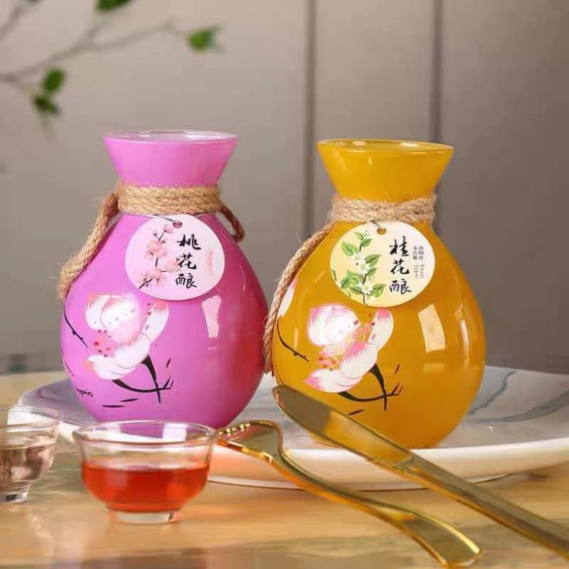 [ Tốt cho sức khỏe ] Nữ nhi hồng/ Nước trái cây lên men/ Nước hoa quả 6 vị chai 318ml