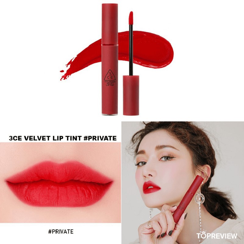 [ ghi chú đặt màu ] Son Kem Lì 3CE Velvet Lip Tint