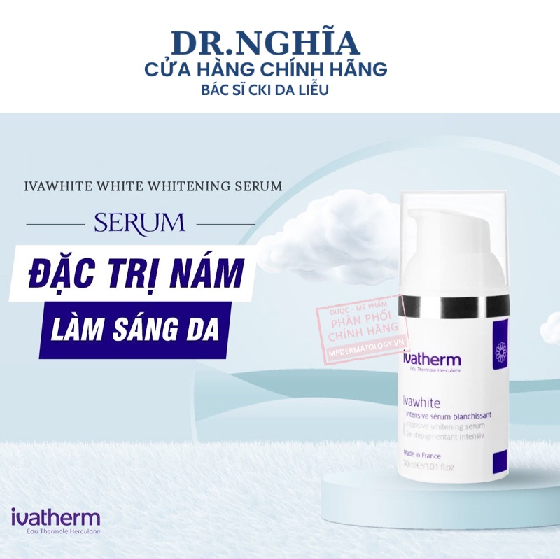 Serum Ivatherm Ivawhite Intensive Whitening Serum 30ML dưỡng trắng sáng da BÁC SĨ NGHĨA