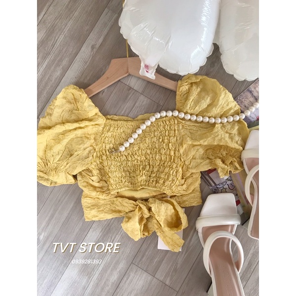 SÉT ÁO NHÚNG TAY BỒNG KÈM CHÂN VÁY