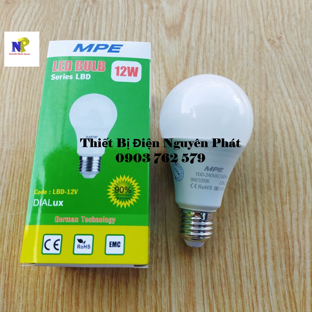 Đèn Led BULB Series LBD w Ánh Sáng Trắng Ánh Sáng Vàng
