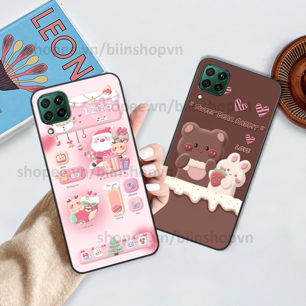 Ốp Huawei Nova 7i in hình gấu chocolate kẹo ngọt siêu đẹp siêu xinh