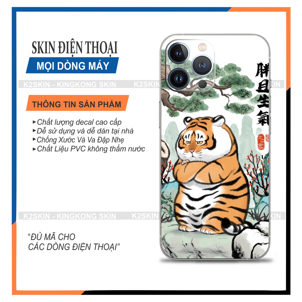 Miếng dán Skin dành cho Androi và Iphone các loại 6/6s/7/8/ 7plus/11/11pro/11promax/12pro/12promax/13/13promax (SKU 227)