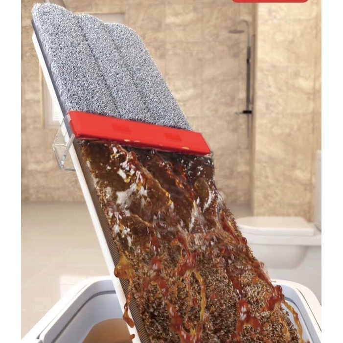 Chổi Lau Nhà Thông Minh Tự Vắt Không Phải Cúi Người Vất Vả