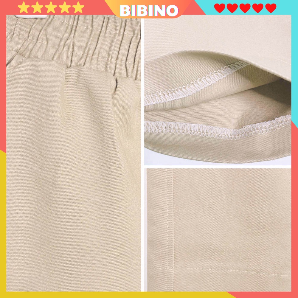 Quần kaki nữ nam ống rộng baggy unisex dài basic thời trang đi học hàn quốc đẹp cao cấp BIBINO Quần kaki nữ ống suông
