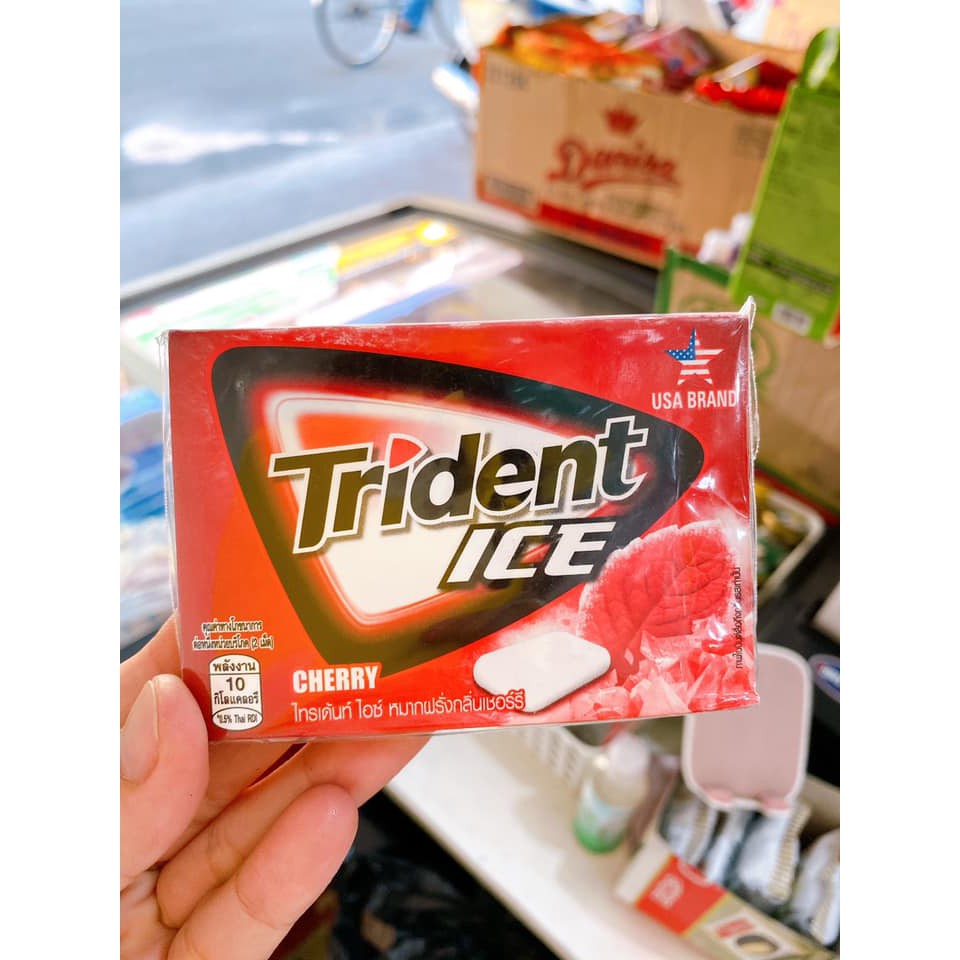 Kẹo Singum Trident Ice cherry 11.2g