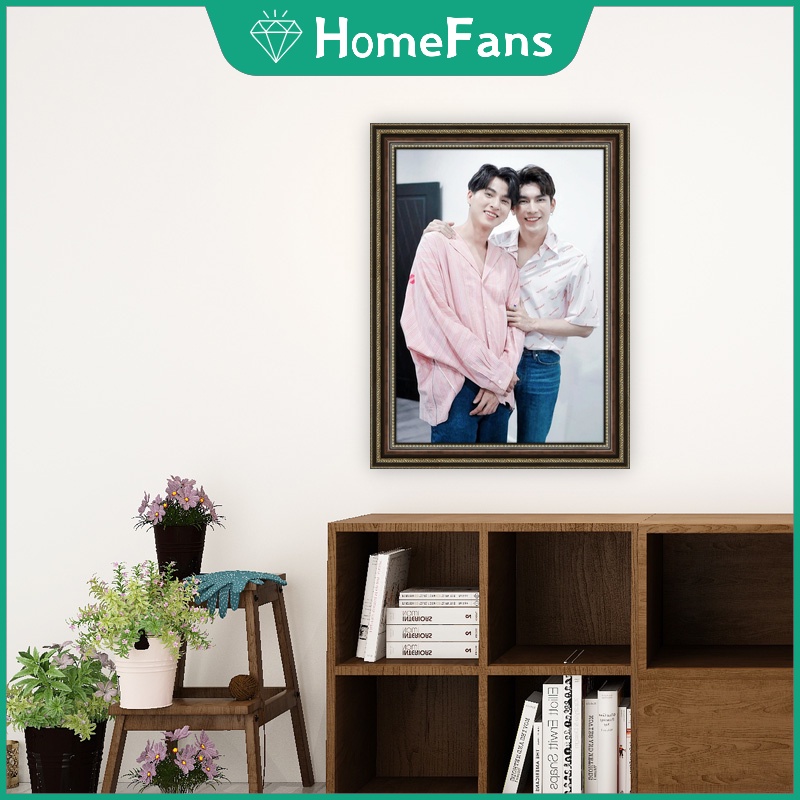 Bộ Tranh Đính Đá 5D Tự Làm 30x40cm/40x50cm Hình Thần Tượng Thái Lan Trang Trí Nhà Cửa