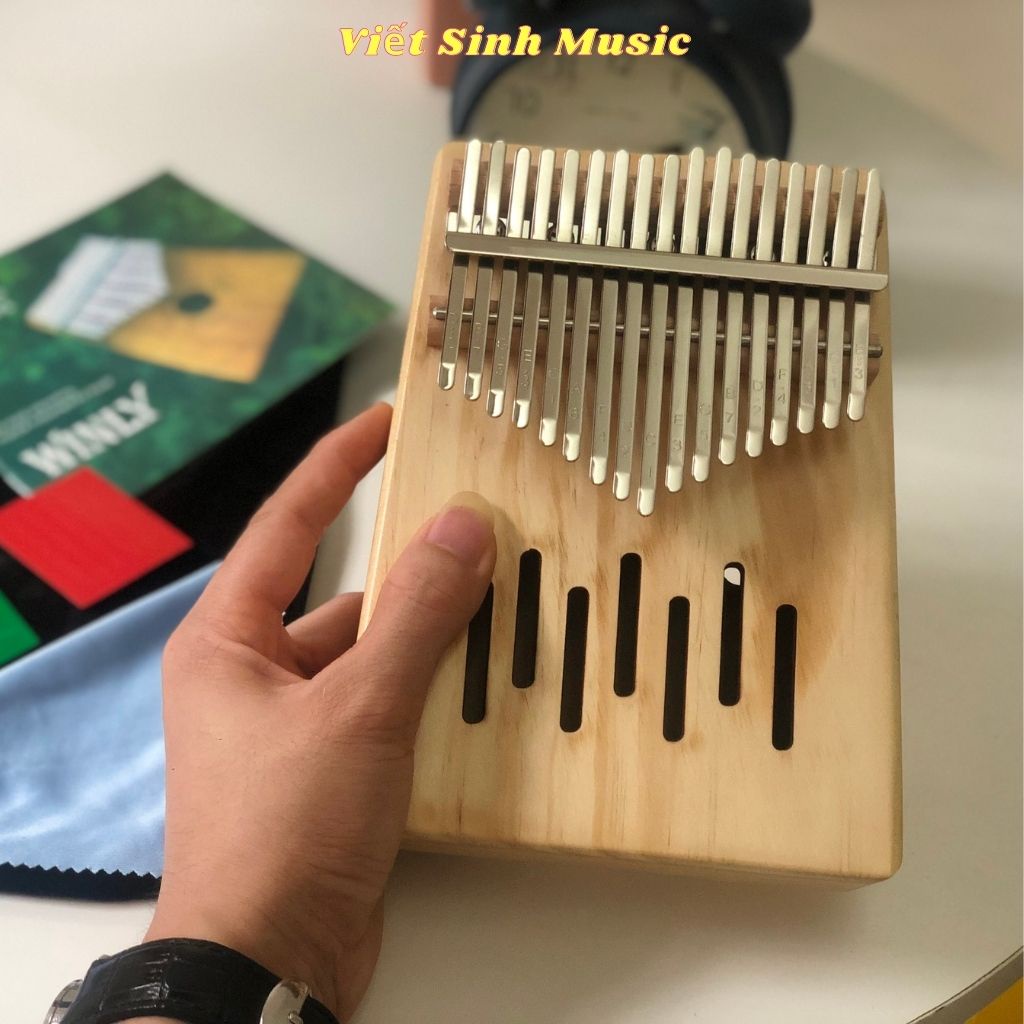 Đàn Kalimba 17 phím Đàn Kalimba KERUS Gỗ Kiểu Dáng Đẹp - Chính Hãng - Tặng Full Phụ Kiện